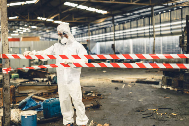 Professional Crime Scene Cleanup technician working in Deerfield, MI